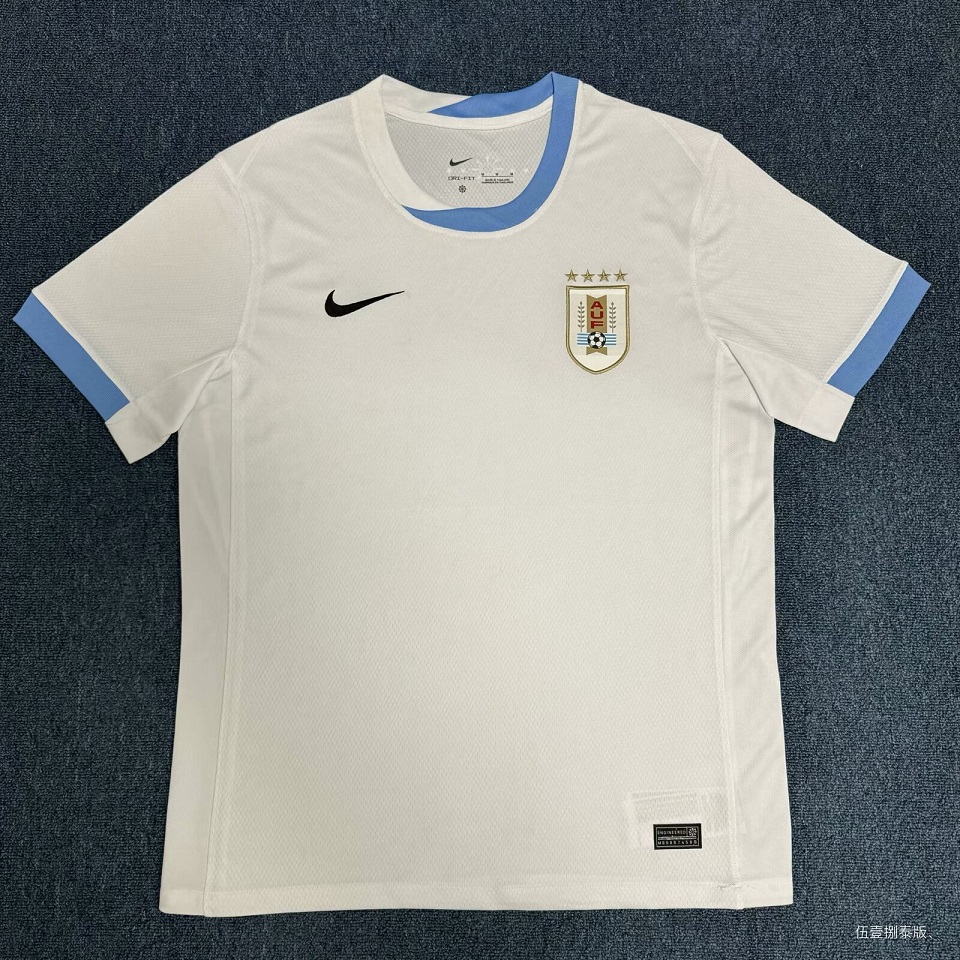 AAA Quality Uruguay 24/25 Away White Soccer Jersey